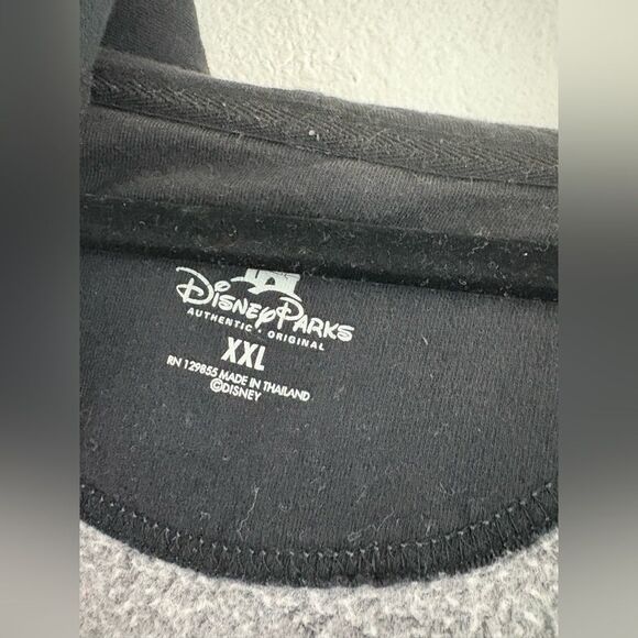 Disney World Embroidered vintage authentic 1955 gray Hoodie Jacket size XXL - Picture 5 of 8